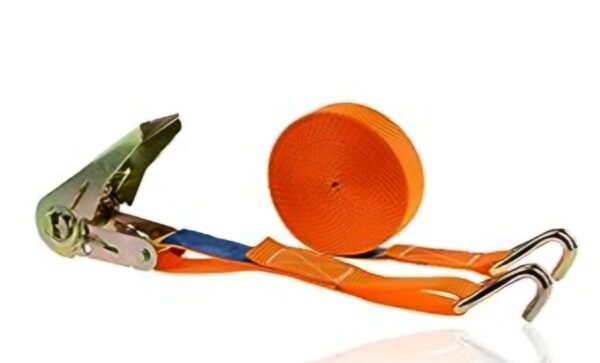4er Set Spanngurte, 4 oder 6 Meter Länge,  blau oder Orange , mit praktischen Baumwollbeutel zur Aufbewahrung – Bild 5