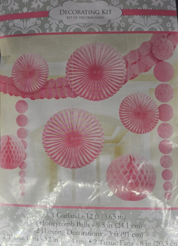 Amscan dekorations Kit rosa ,