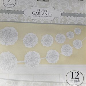 12 teilige Girlande von Amscan, Fluffy Girlande