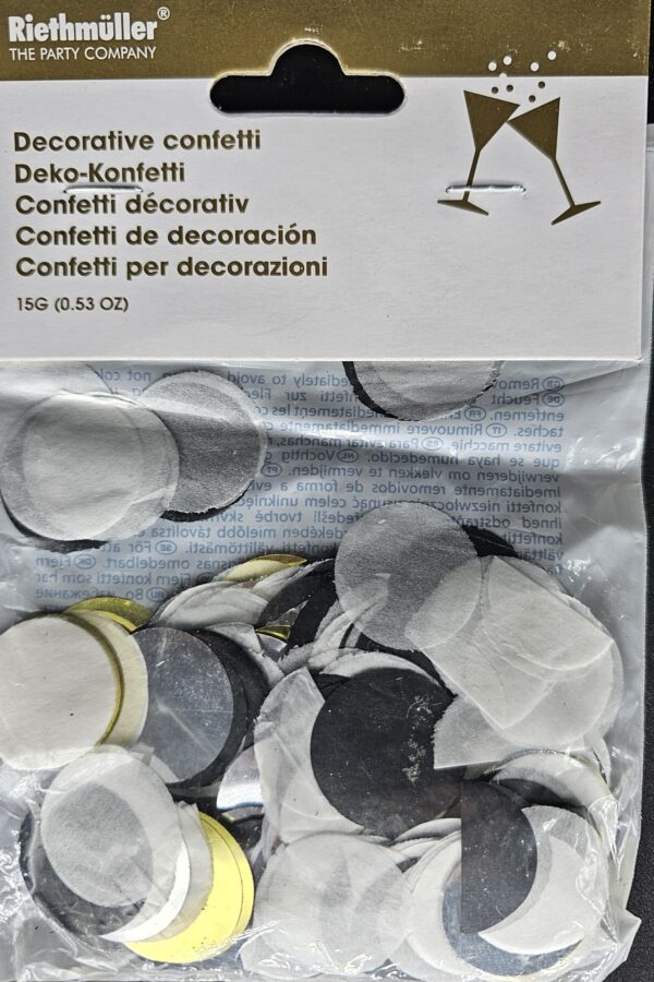Riethmüller Konfwtti 15g schwarz weiss gold