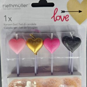 Kuchen Kerzen 8er Set - Herzen
Artikelnummer: AR-11083
GTIN: 013051809522